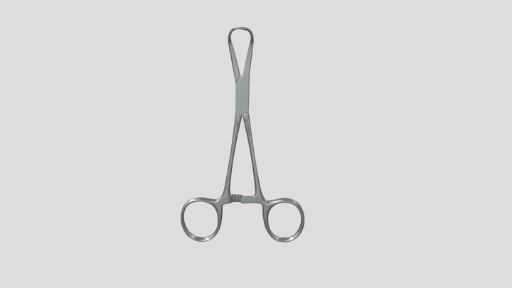 PINÇA BACKHAUS 13CM - 0186 3D Model