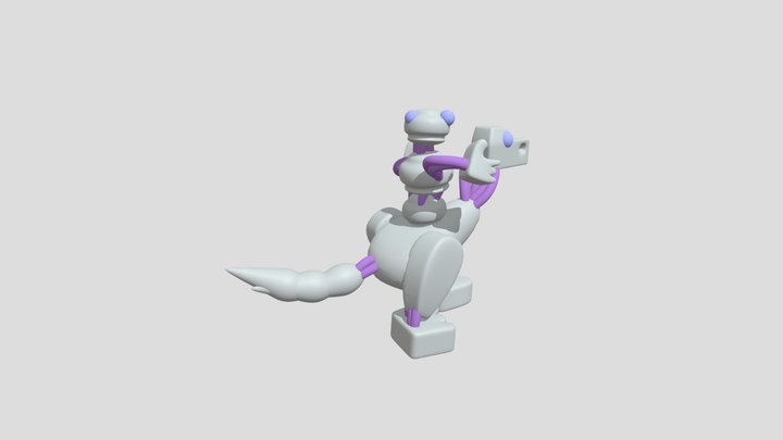 Robot050 Obj 3D Model