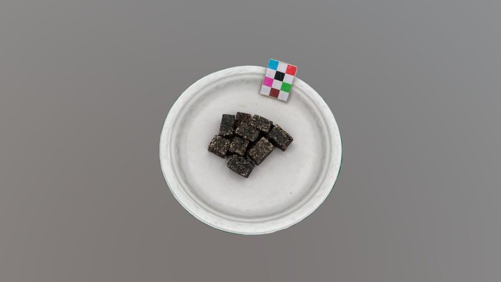 市售米血糕（1份） 3D Model