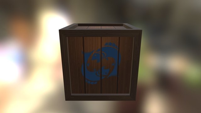 Closed Crate 3D Model