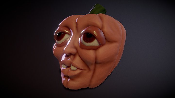 Peter Lorre Pumpkin 3D Model
