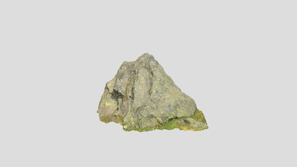 Rock Mounain Grassland Pbr Scan 02
