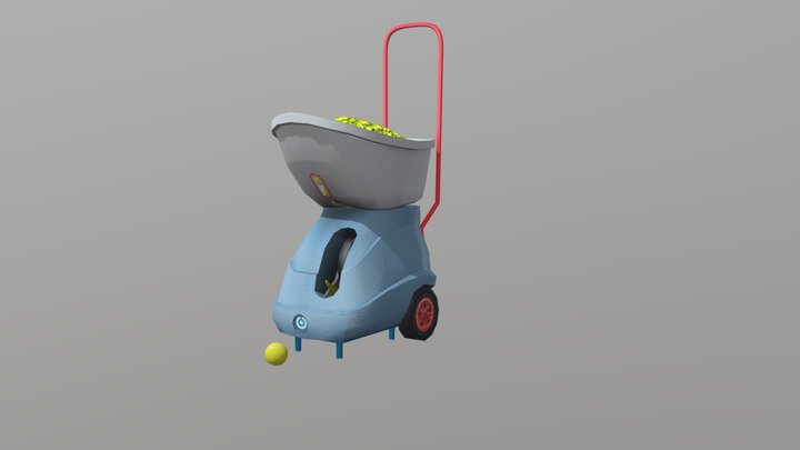 tenis machine 3D Model