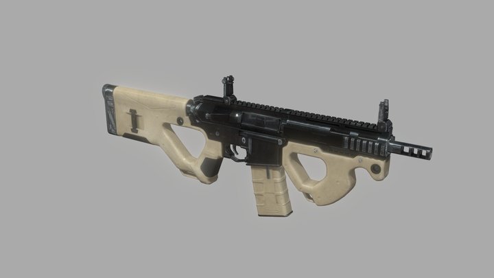 FPS Guns 4K - Rifle 2 3D Model