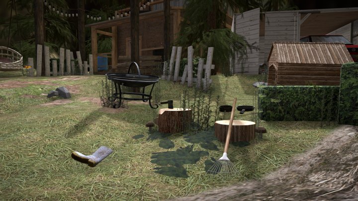 Forest Loner 3D1 DAE final assignment 3D Model