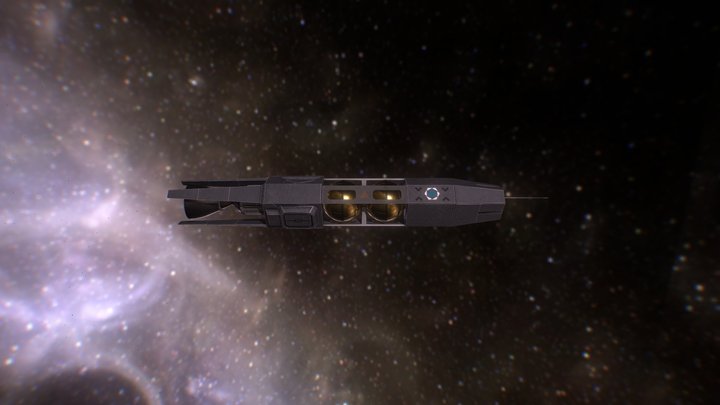 iapetus class skiff 3D Model