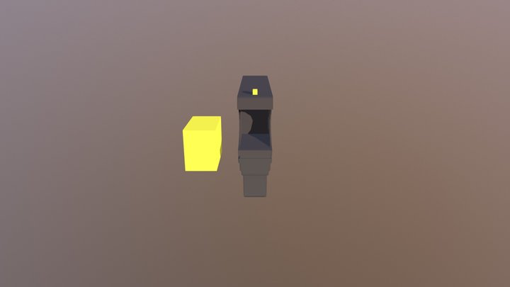 Lowish Poly Taser 3D Model