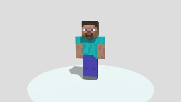 Steve - Minecraft 3D Model