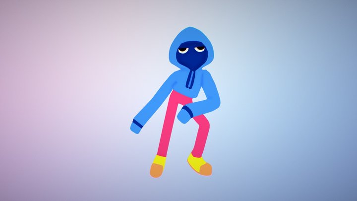 Hoodie Kid 3D Model