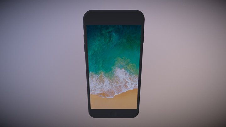 iPhone 7 Plus Matte Black v1 (WIP) 3D Model