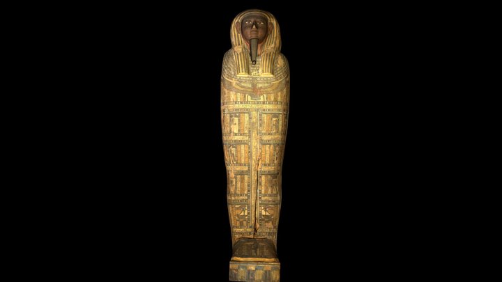Egyptian Anthropoid Coffin – Modello 3D gratuito STL