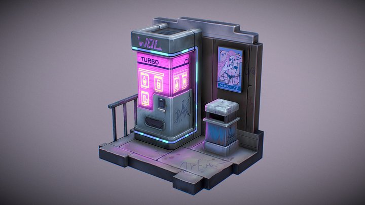 Vending Mashine Fan Art - Part 2 3D Model