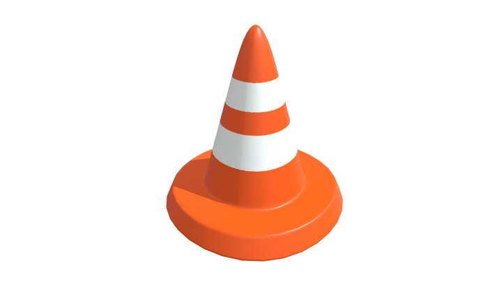 Traffic Cone 3D Model