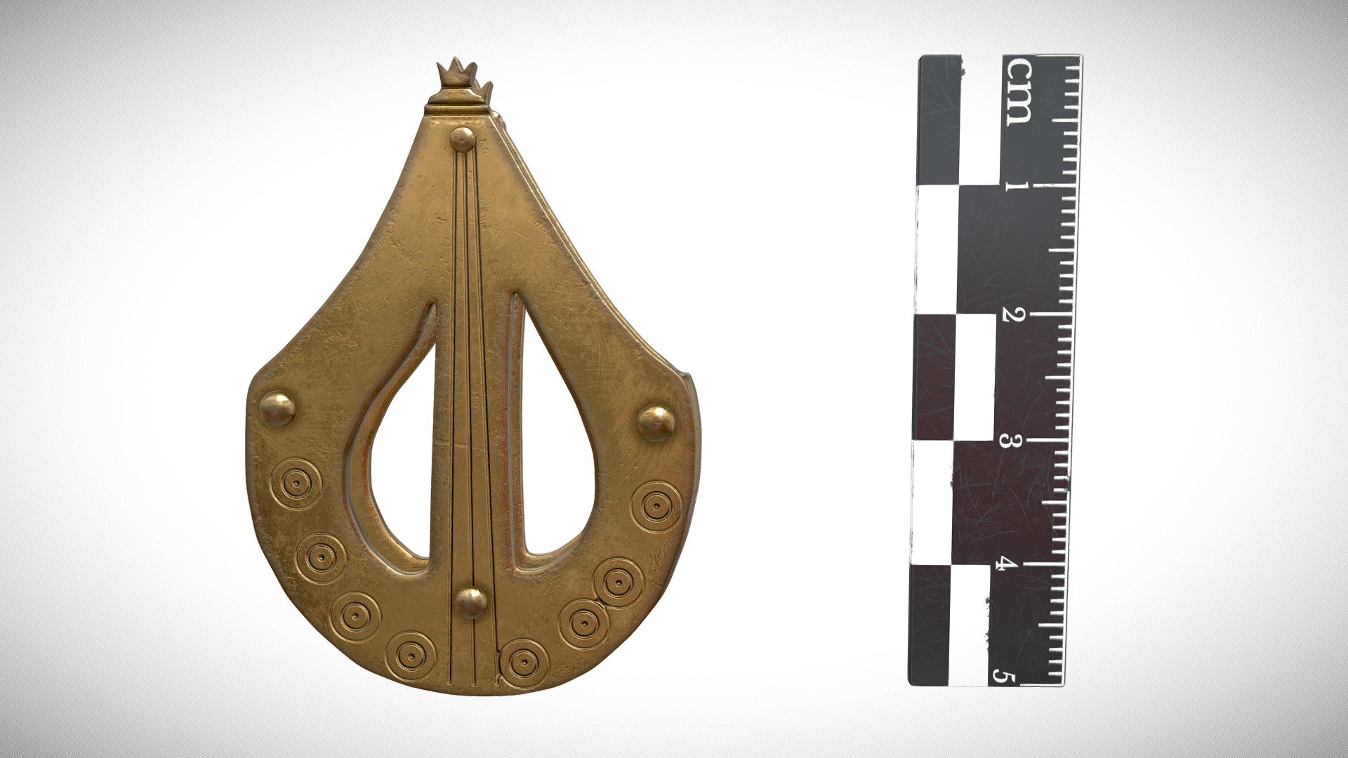 A scabbard chape from Vimose (cat. no. B308.203)