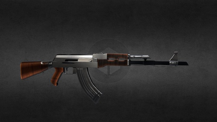 AK47 3D Model