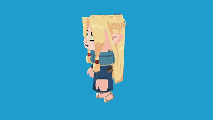 Marcille from Dungeon Meshi 3D Model