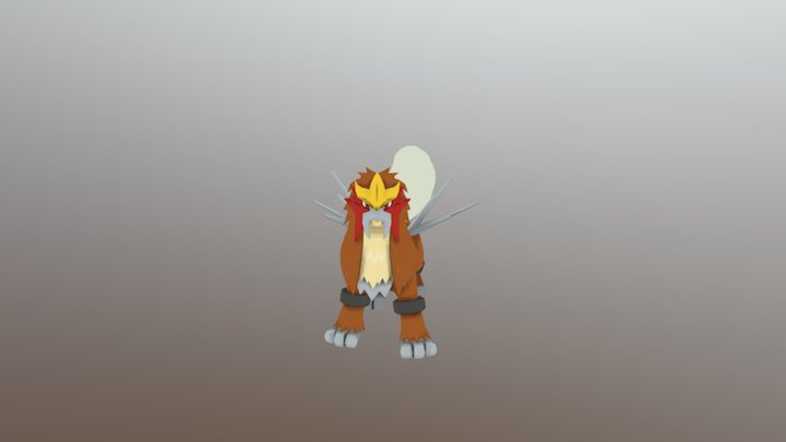 Entei 3D Model