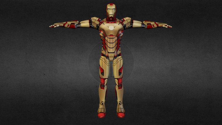 Ironman MK42 3D Model