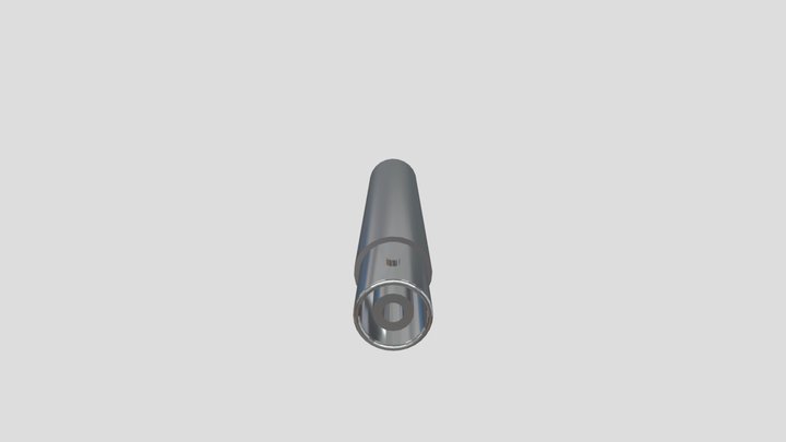 SHV recessed connector 3D Model