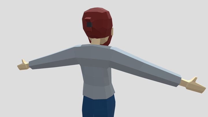 Low Poly Chracter 3D Model