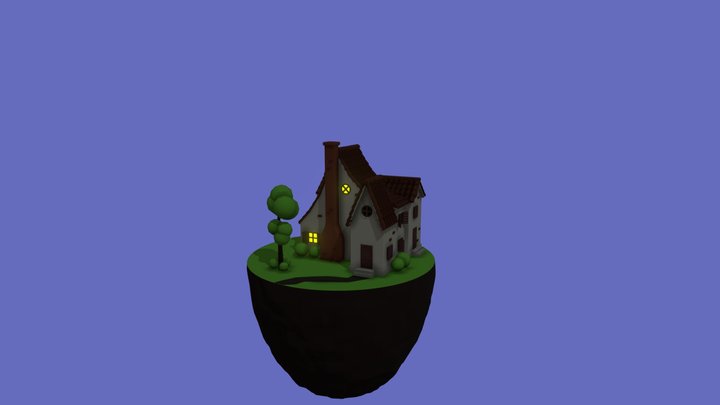 Midnight House 3D Model