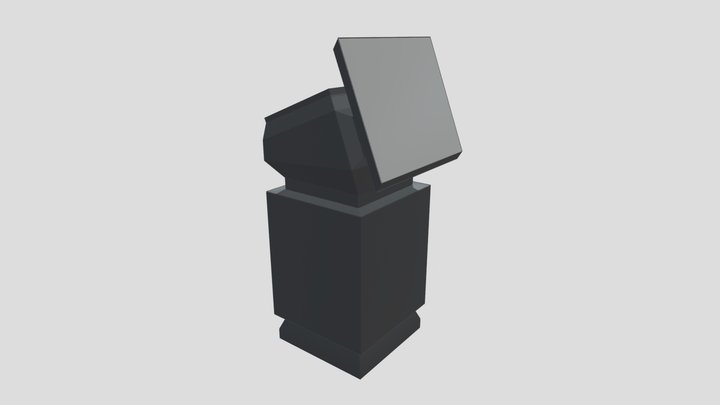 Sci Fi Control Panel 3D Model