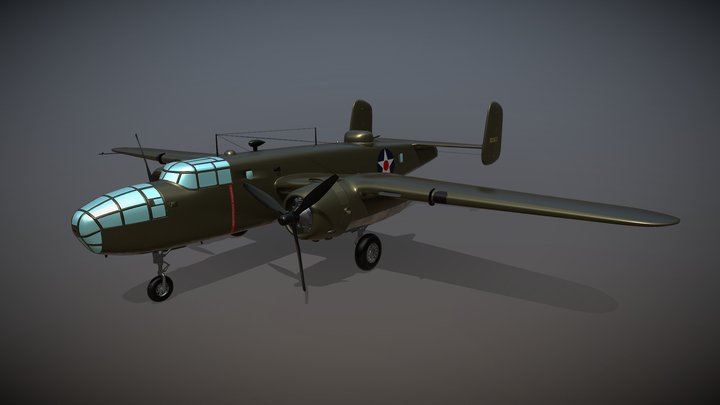 B25C - "Mitchell" 3D Model