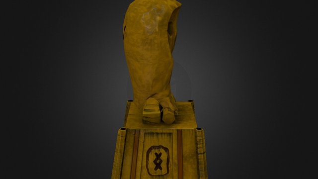 Runic Owl 3D Model