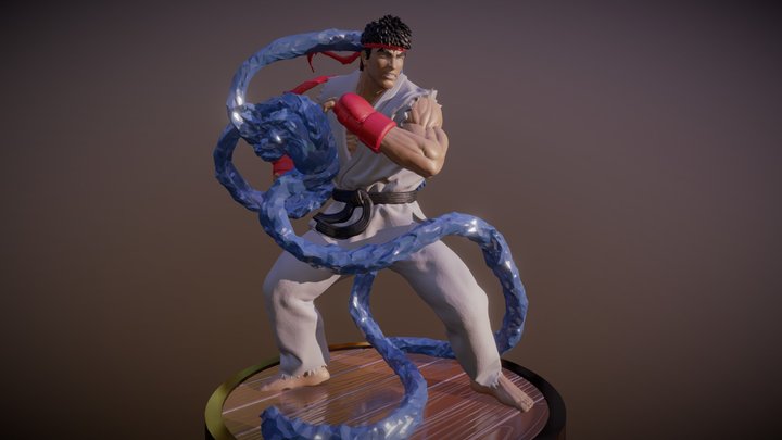 Ryu Street Fighter Alpha | 3D Print Model