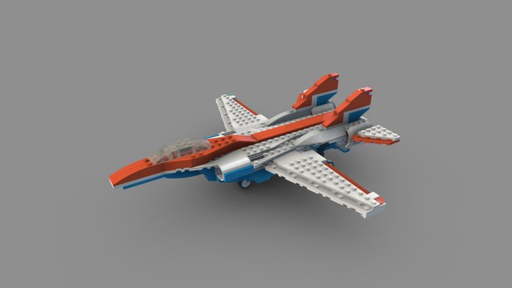 LEGO™ Creator Plane 4953' 3D Model