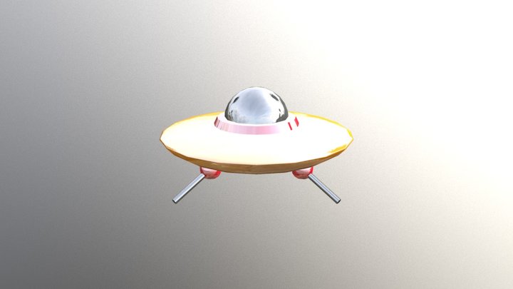 saucer_001_01 3D Model
