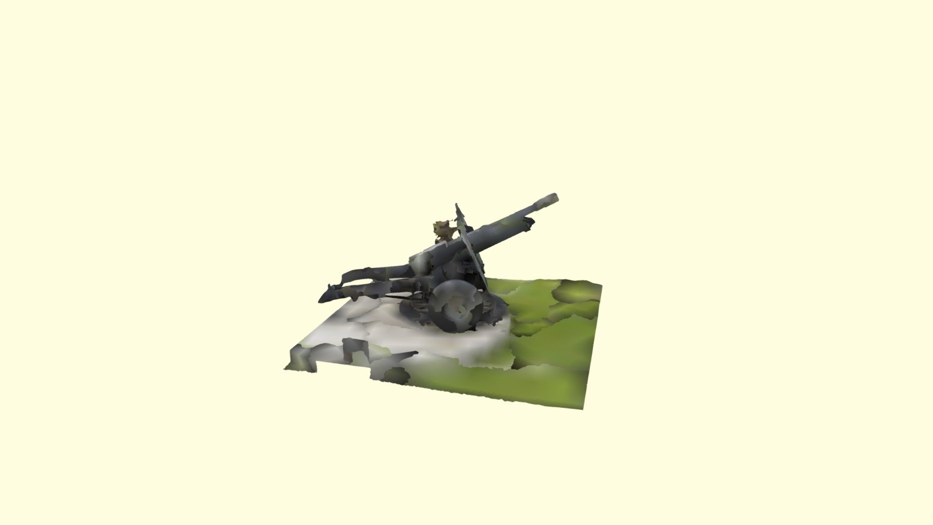 Fort Siloso 25-Pound Howitzer Gun (1939)