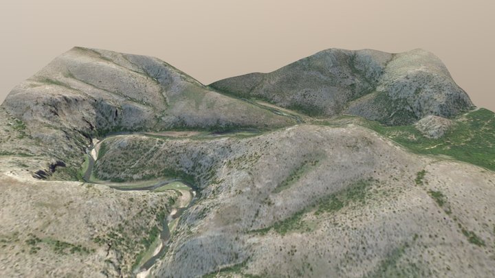 Bislim gorge 3D Model