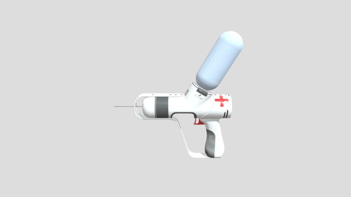Syringe Gun 3D Model