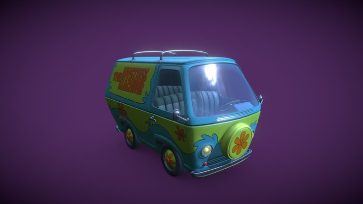Mystery Machine 3D Model