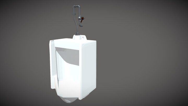 남자화장실 소변기 모델링 [캠프 롱 체육관(농구장) 3차원 기록화] 3D Model