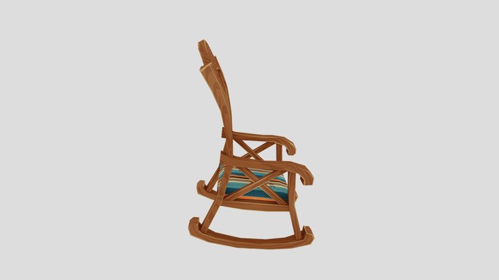 Rocking Chair from HN Alpha 2 3D Model