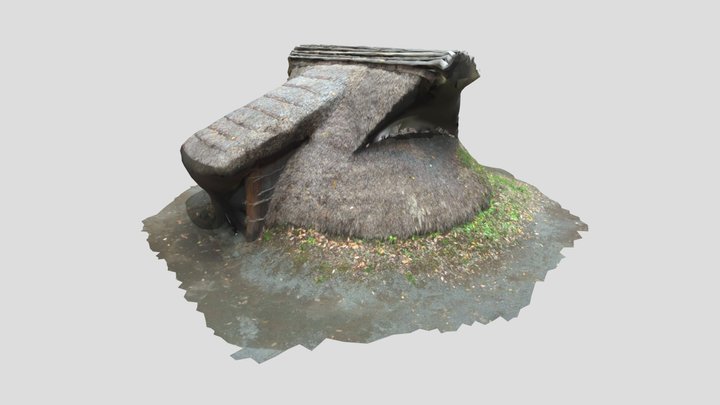 A棟_敷石住居 3D Model