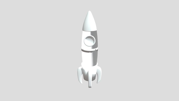 Rocket (my frist 3d model) 3D Model