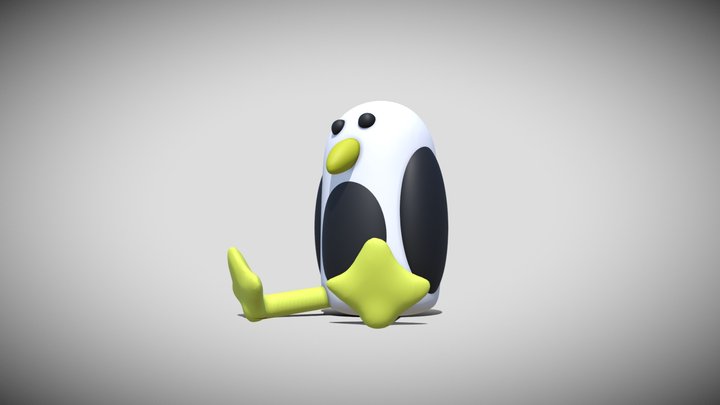 Yo-yo the Penguin 3D Model