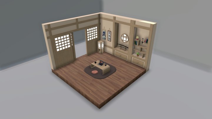 Tatami Room 3D Model