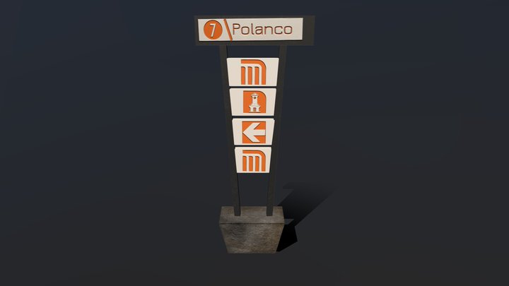 Metro Polanco 3D Model