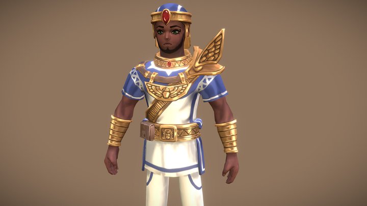 [Student Work] Egyptian Guardian 3D Model