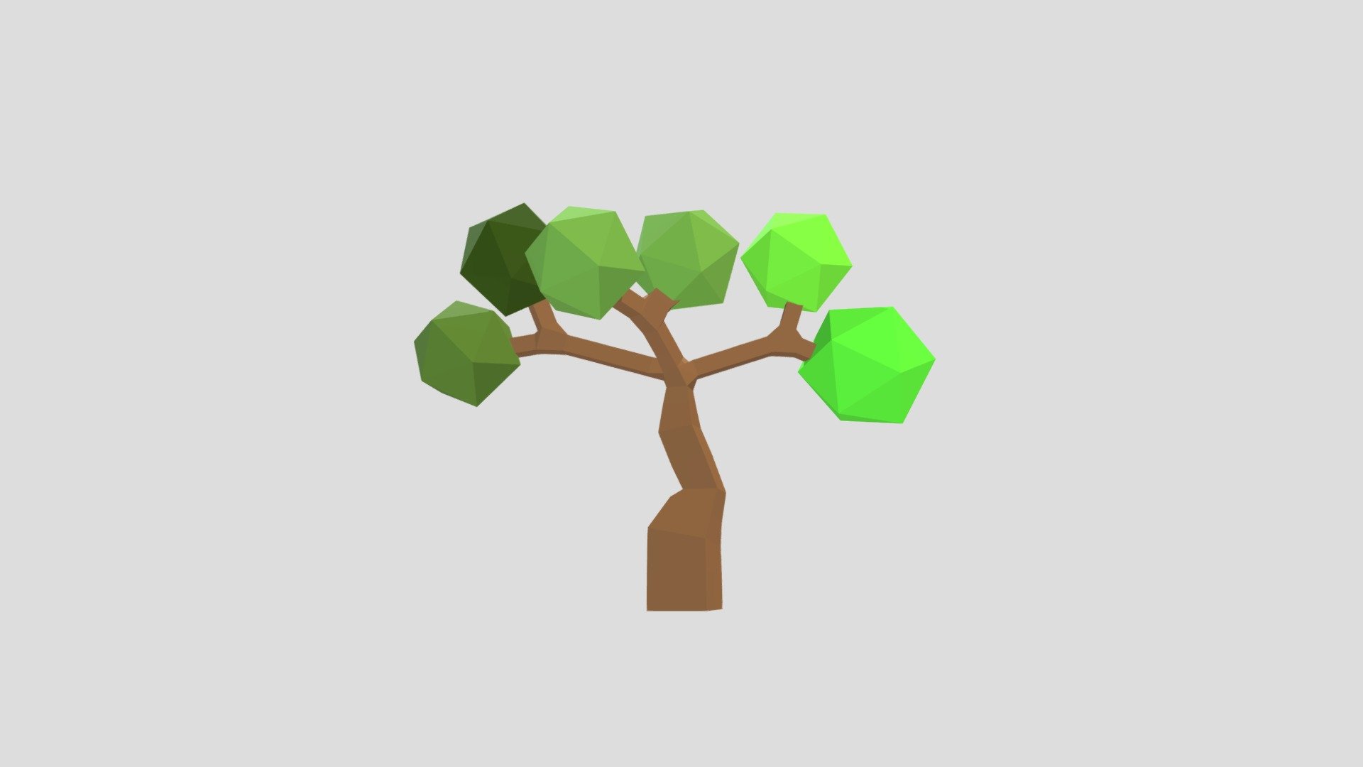 Low-poly Tree - 3D model by hd98001 [c9dc621] - Sketchfab