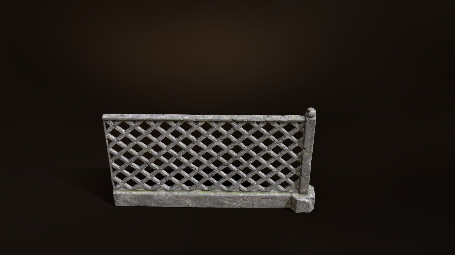 Concrete fence