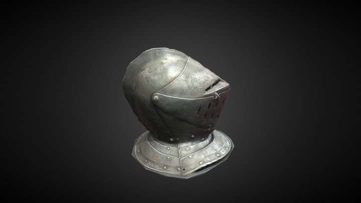 Close Helmet 3D Model