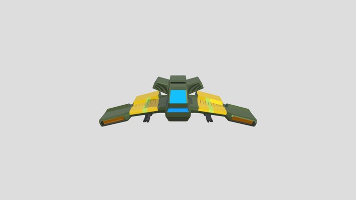 Spaceship 2 1_8 (FINAL) 3D Model