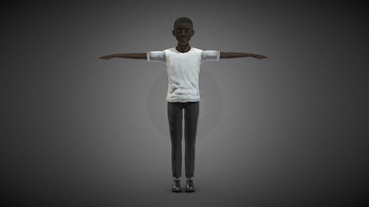 Mannequin Male/Female 3d model for the clothes presentation