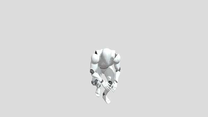 Crouch Walk 3D Model
