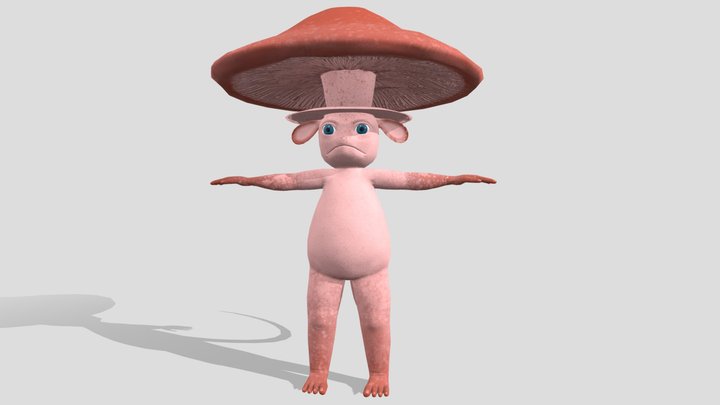 Dancing Deathcap 3D Model